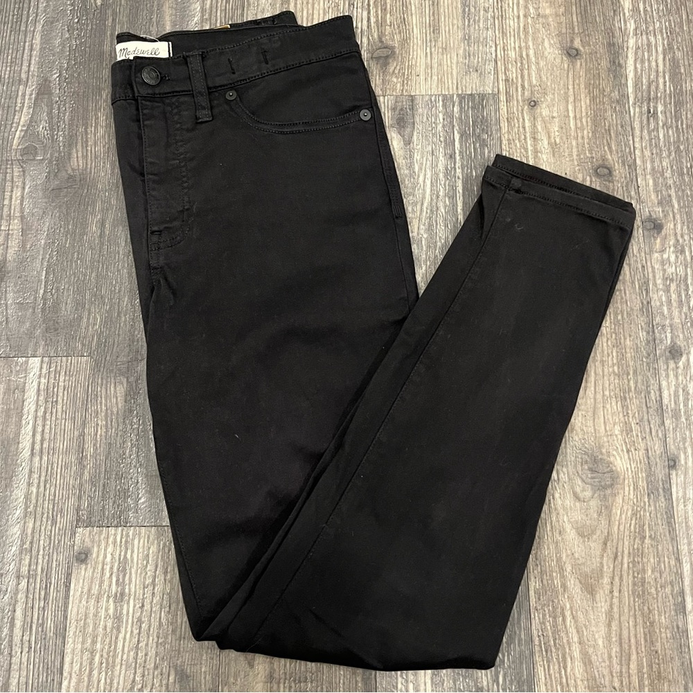 Madewell 9” High Rise Skinny Black Jeans